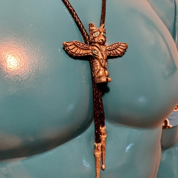 Bolo Tie - Native American - Picture 4 of 4